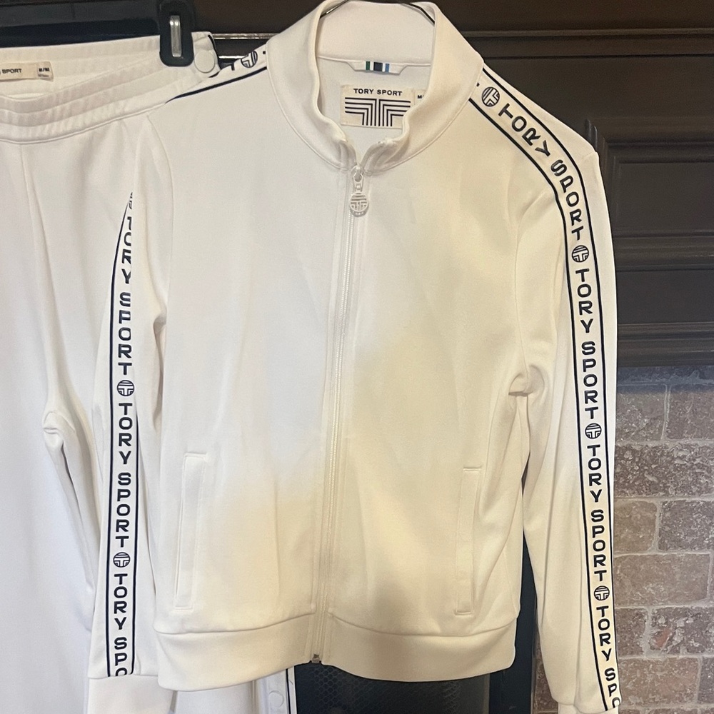 Tory Sport Women's white Track Jacket